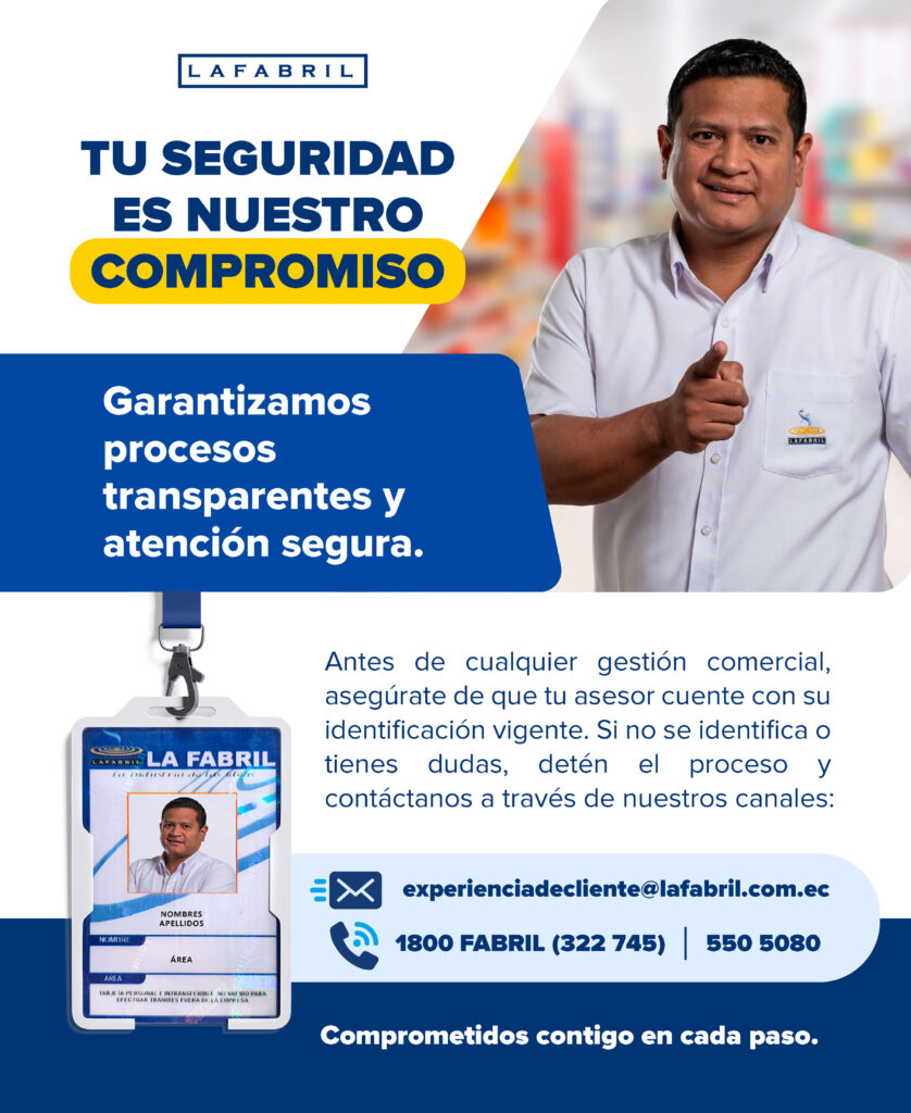 Postula solo por nuestros canales oficiales - La Fabril
